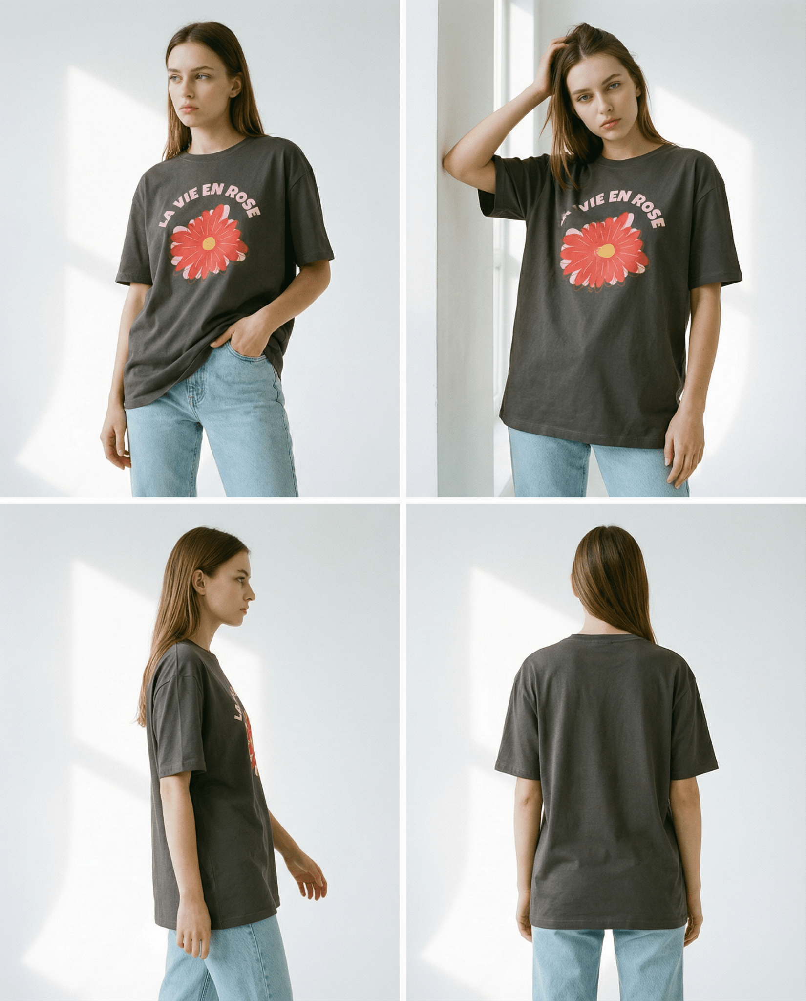 丸胴仕様で快適な着心地のシームレスTシャツ（脇縫いなし）