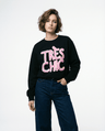 「TRÈS CHIC」マニフェスト ユニセックス クルーネックスウェット