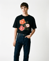 「La Vie en Rose」3輪の花 Tシャツ｜ユニセックス半袖