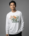 「JOIE DE VIVRE（生きる喜び）」ヘビーウェイト長袖Tシャツ (Unisex)