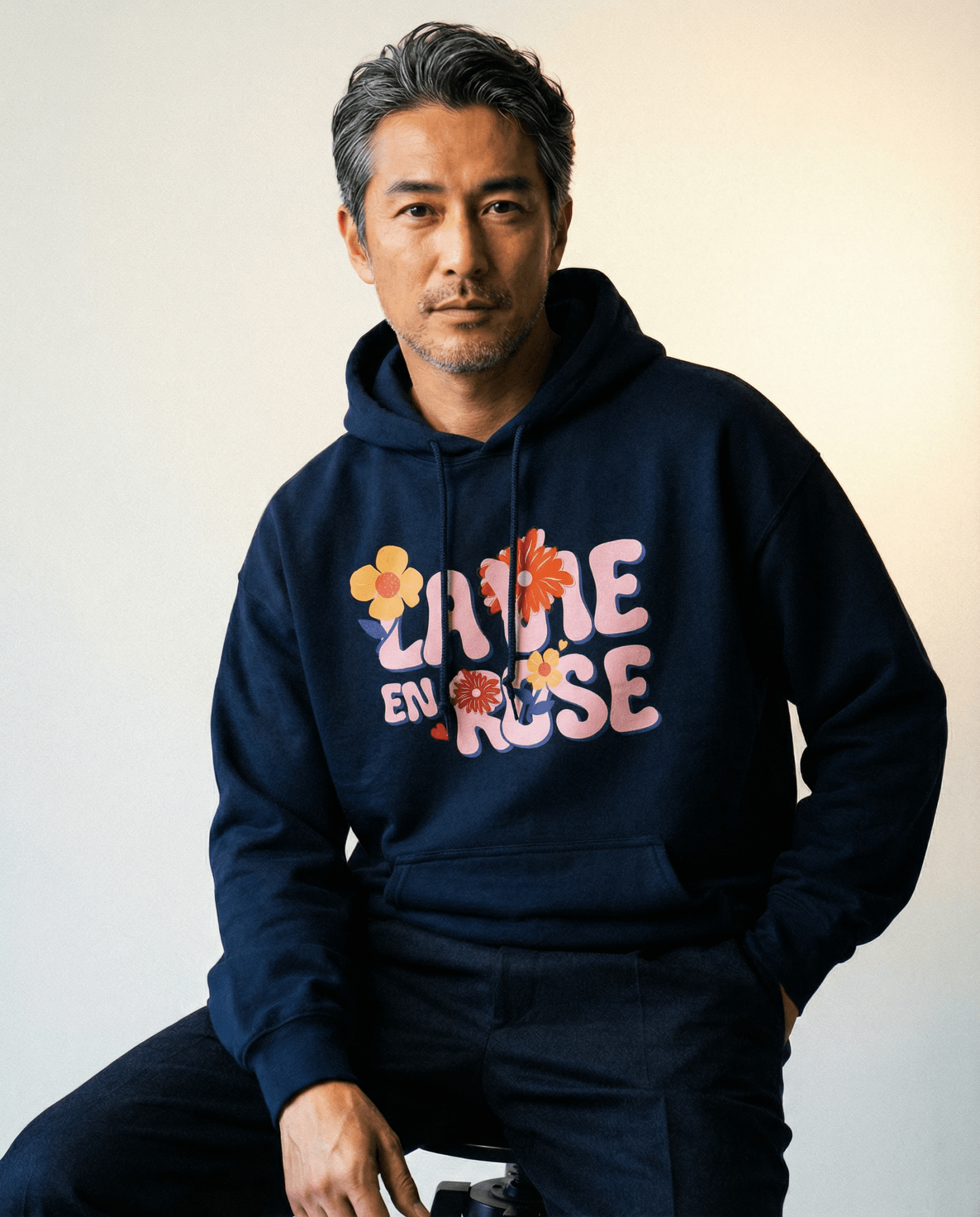 SIGNATURE "4 FLOWERS" – La Vie en Rose / スウェットパーカー (Unisex)