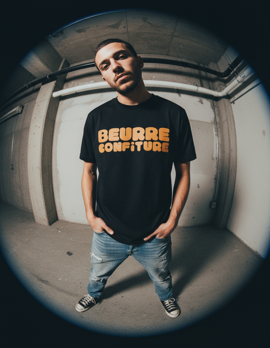 「ブール・コンフィチュール」 - ユニセックスアイコンTシャツ