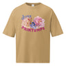 「DOUX PRINTEMPS」フレンチボタニカル ビッグシルエットTシャツ